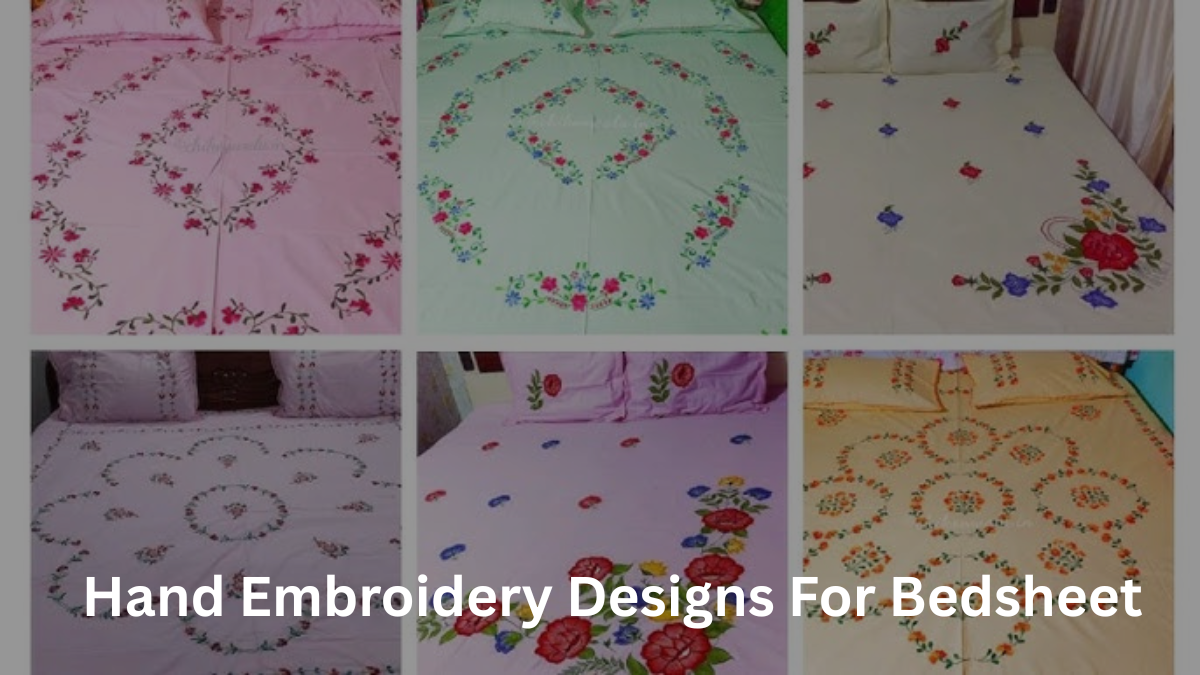 Hand Embroidery Designs For Bedsheet